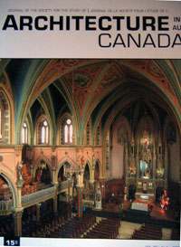 Architecture au Canada vol. 30 no.1